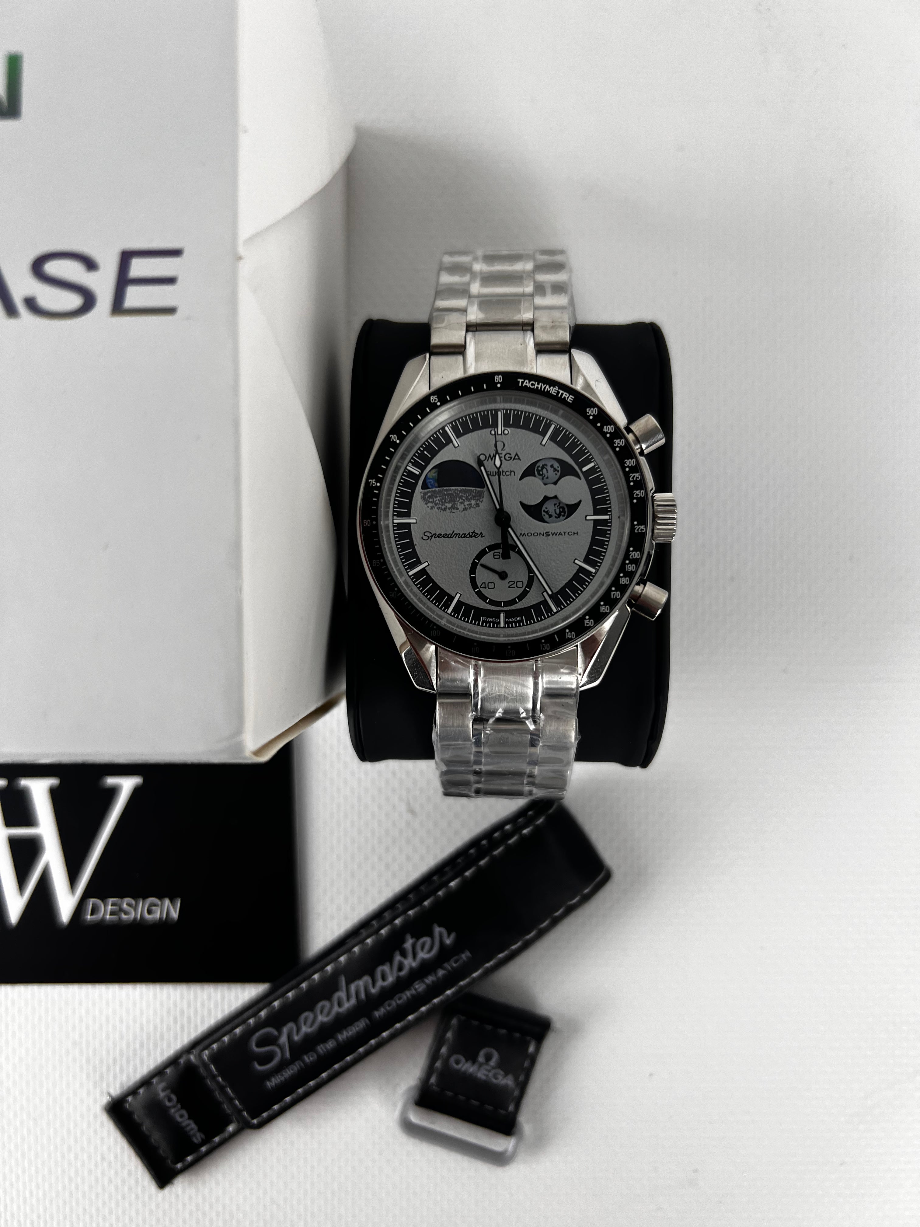 Omega x Swatch Mission to The EarthPhase Steel mod by HW Design