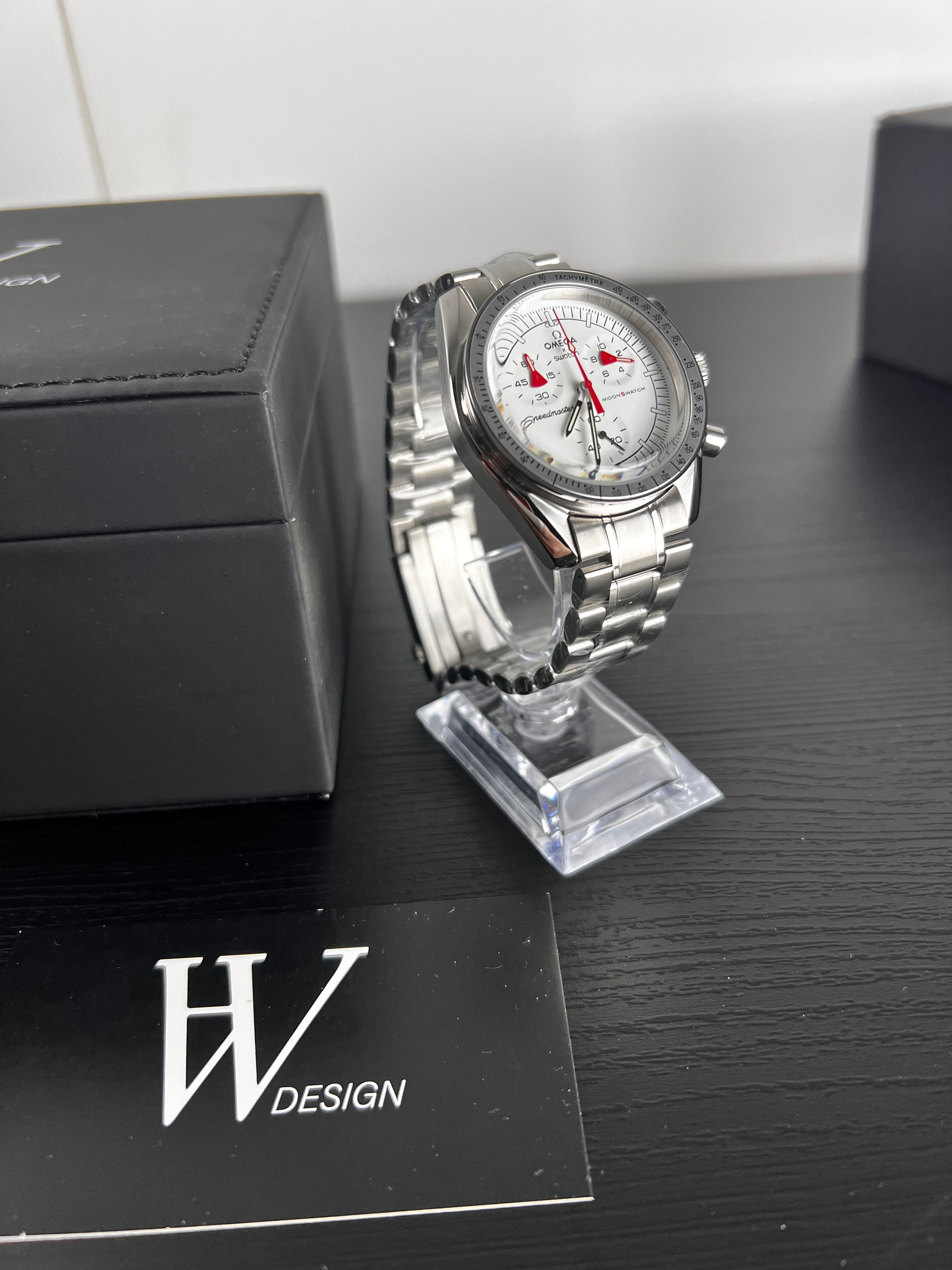 Omega x Swatch Mission to Mars Steel mod by HW Design