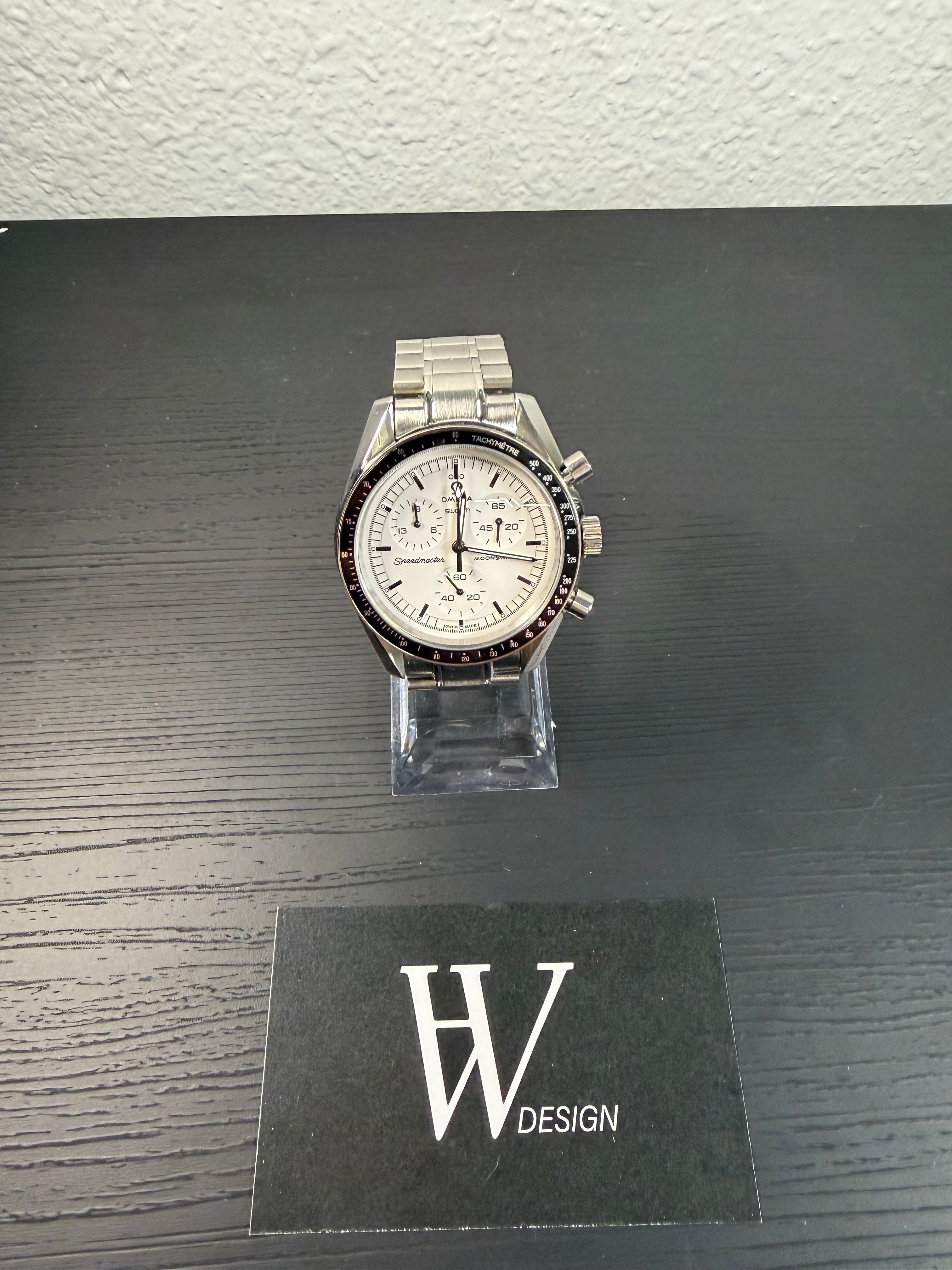 Omega x Swatch Mission to Earth 1965 Steel mod by HW Design