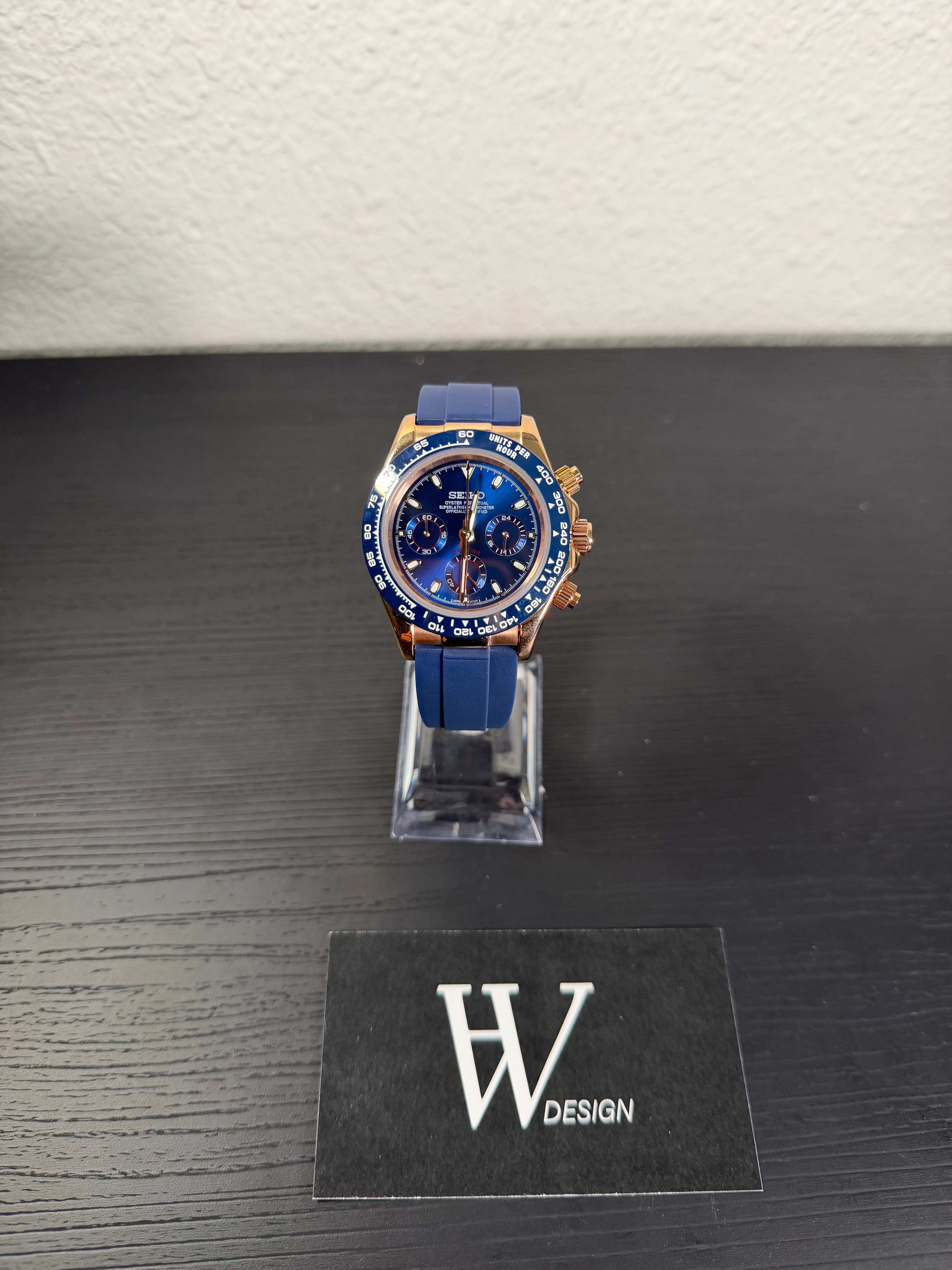 Seiktona Rose gold Royal blue | HW Design