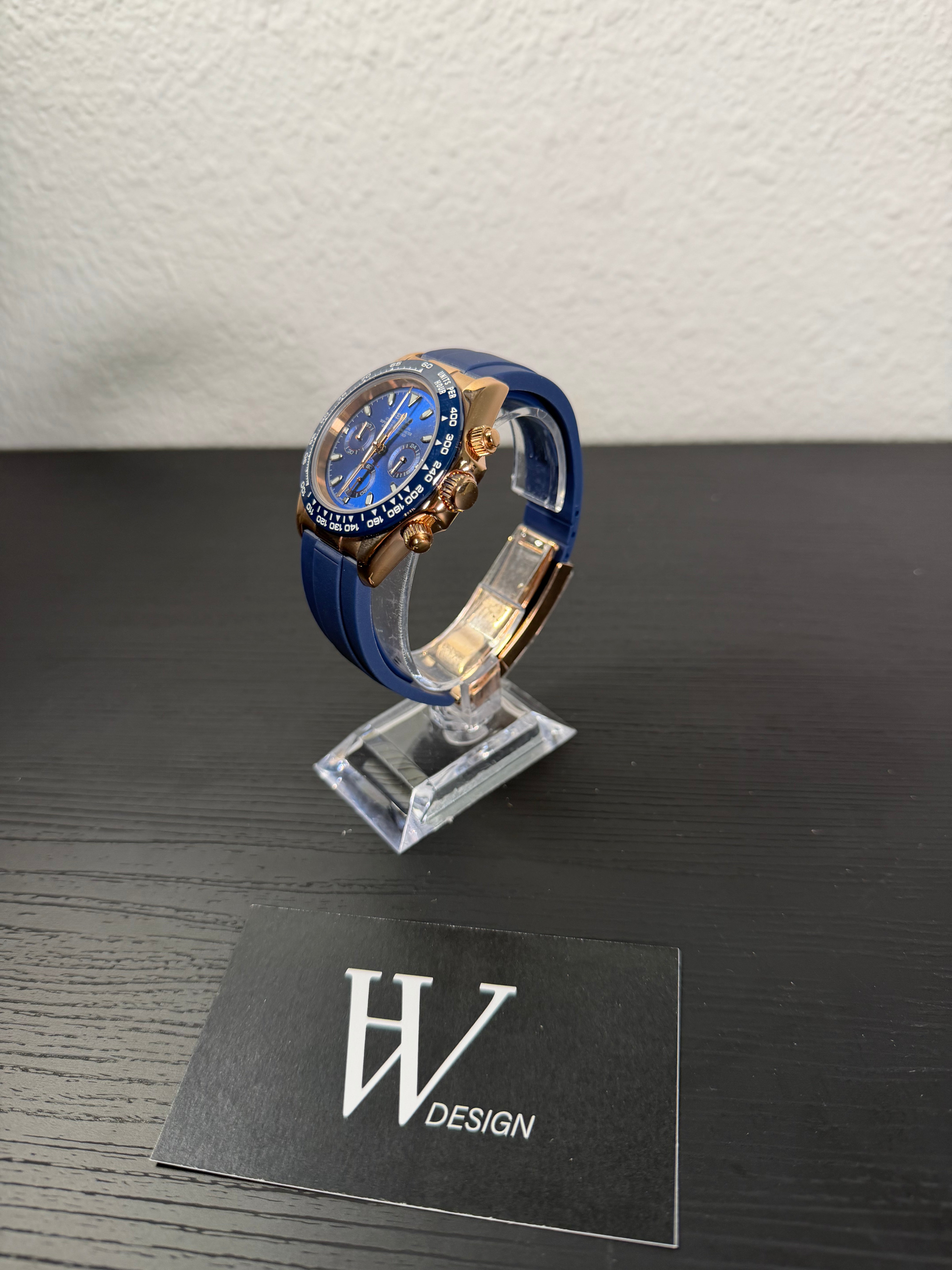 Seiktona Rose gold Royal blue | HW Design