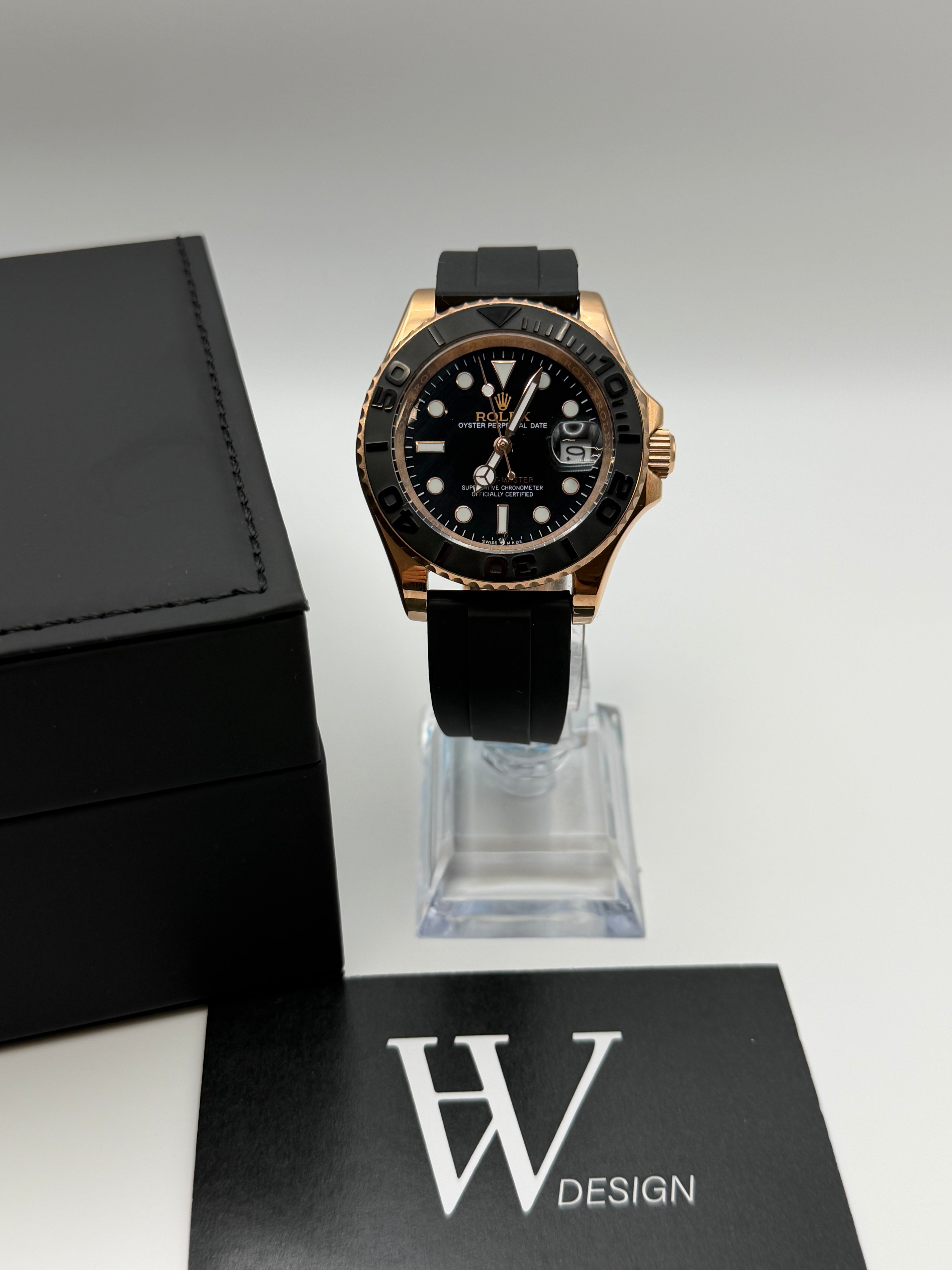 Seikmariner Yatch Master Black - Rose Gold | HW Design