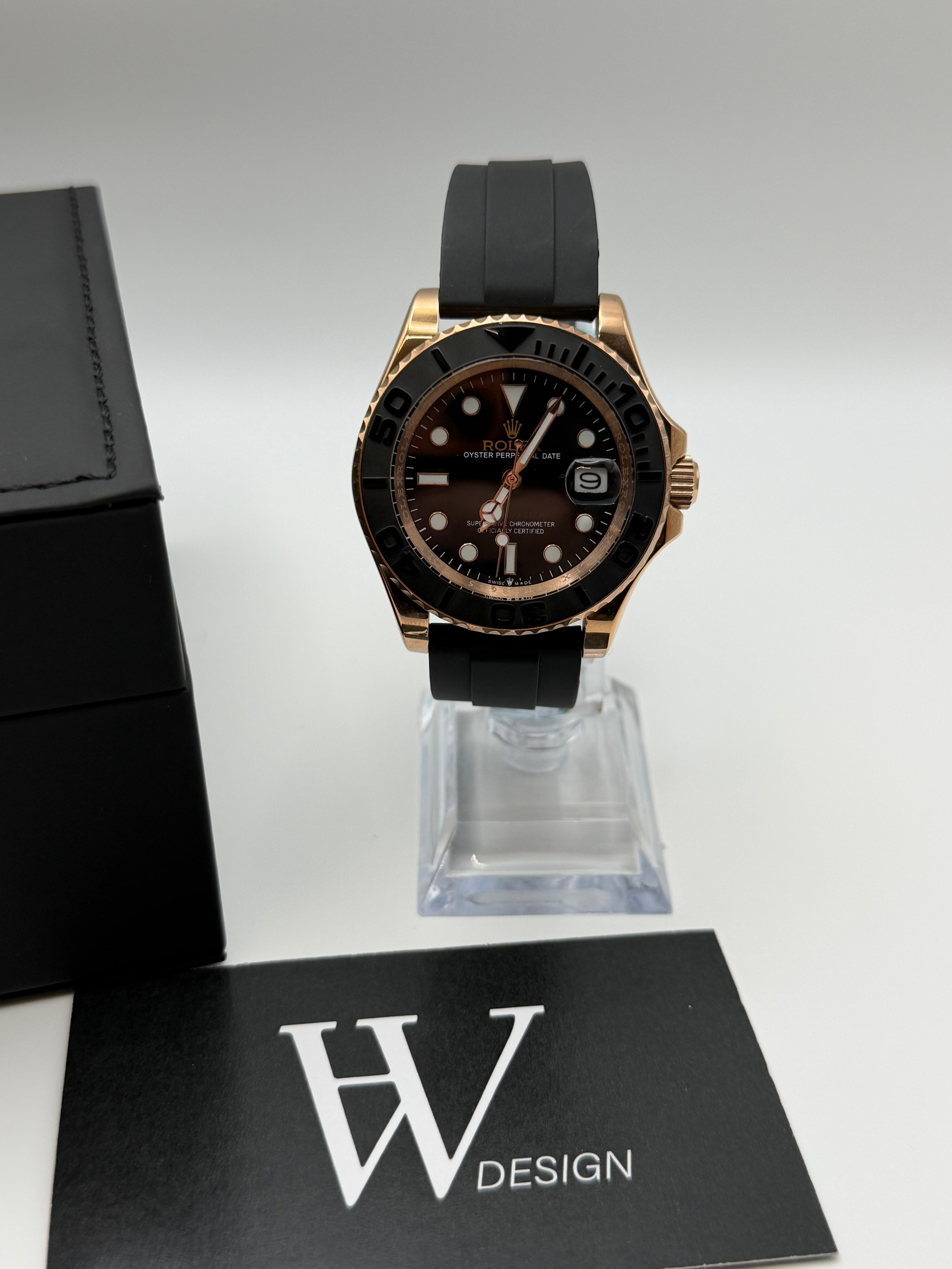 Seikmariner Yatch Master Black - Rose Gold | HW Design