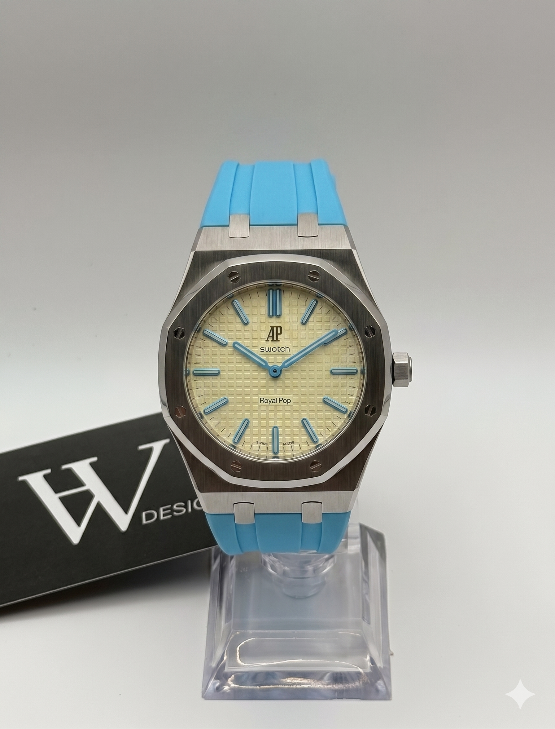 AP x Swatch Royal Pop Blaue Acht mod by HW Design