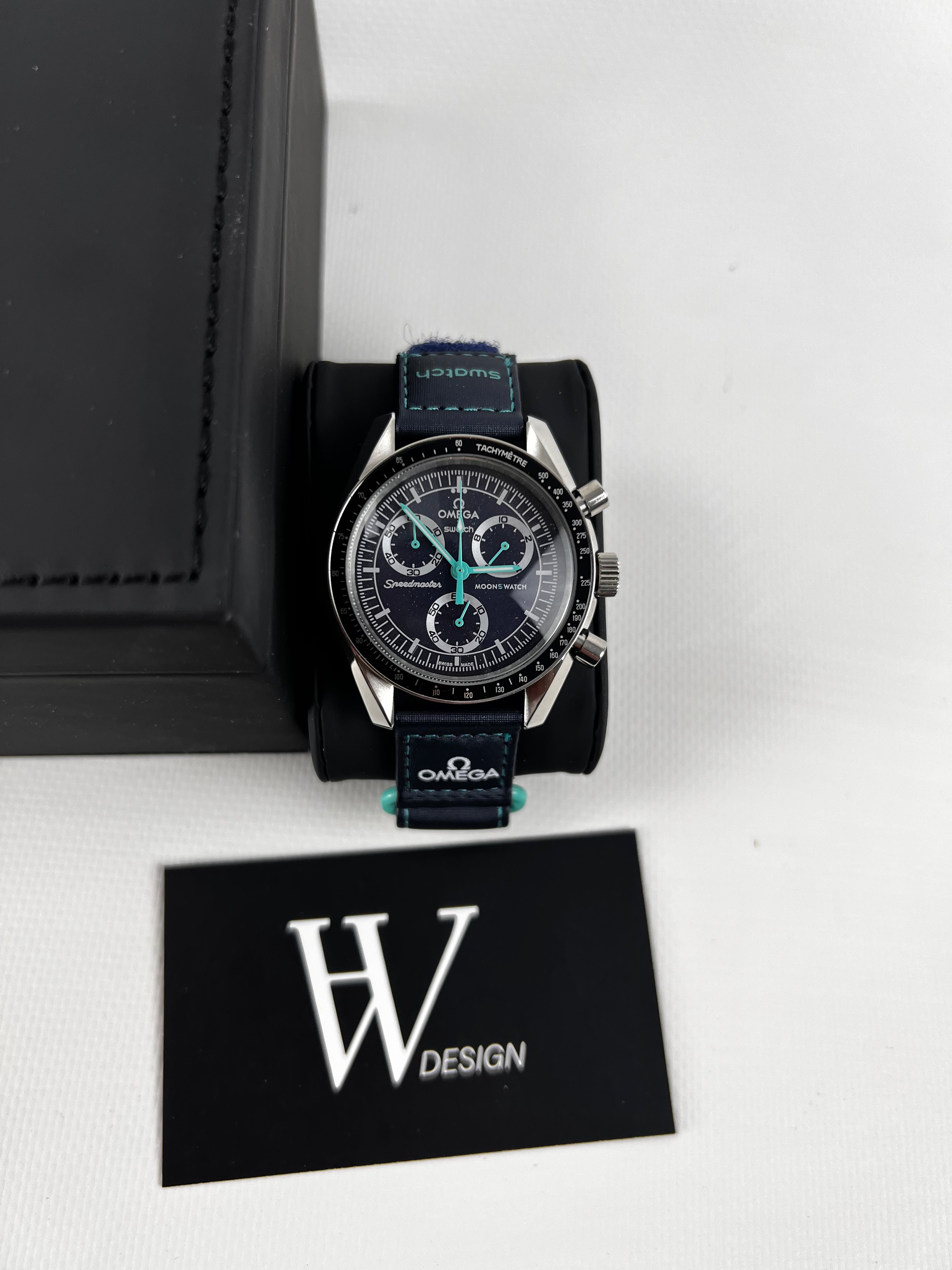 Omega x Swatch Mission to Earth Polar lights Steel mod by HW Design