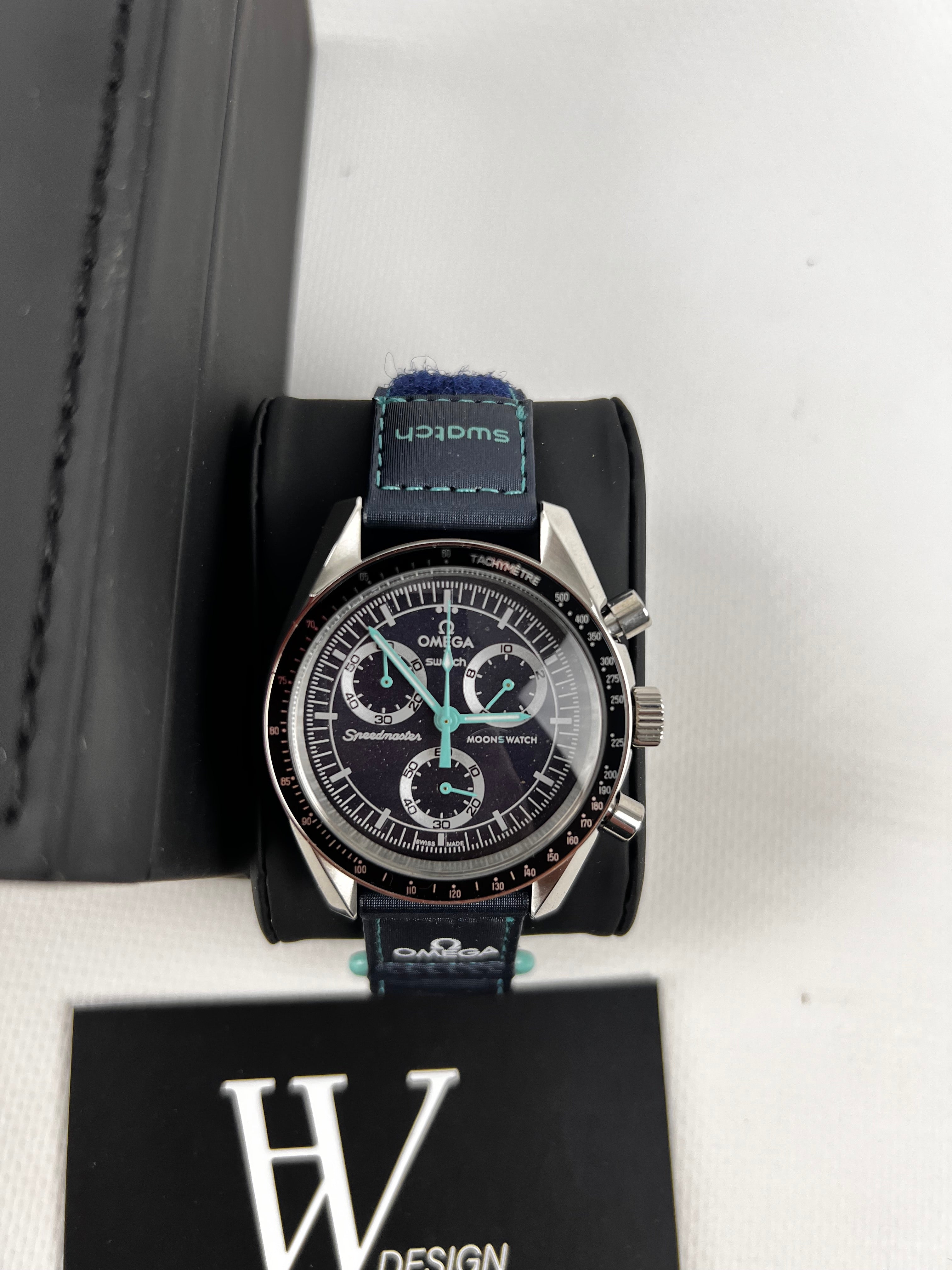 Omega x Swatch Mission to Earth Polar lights Steel mod by HW Design