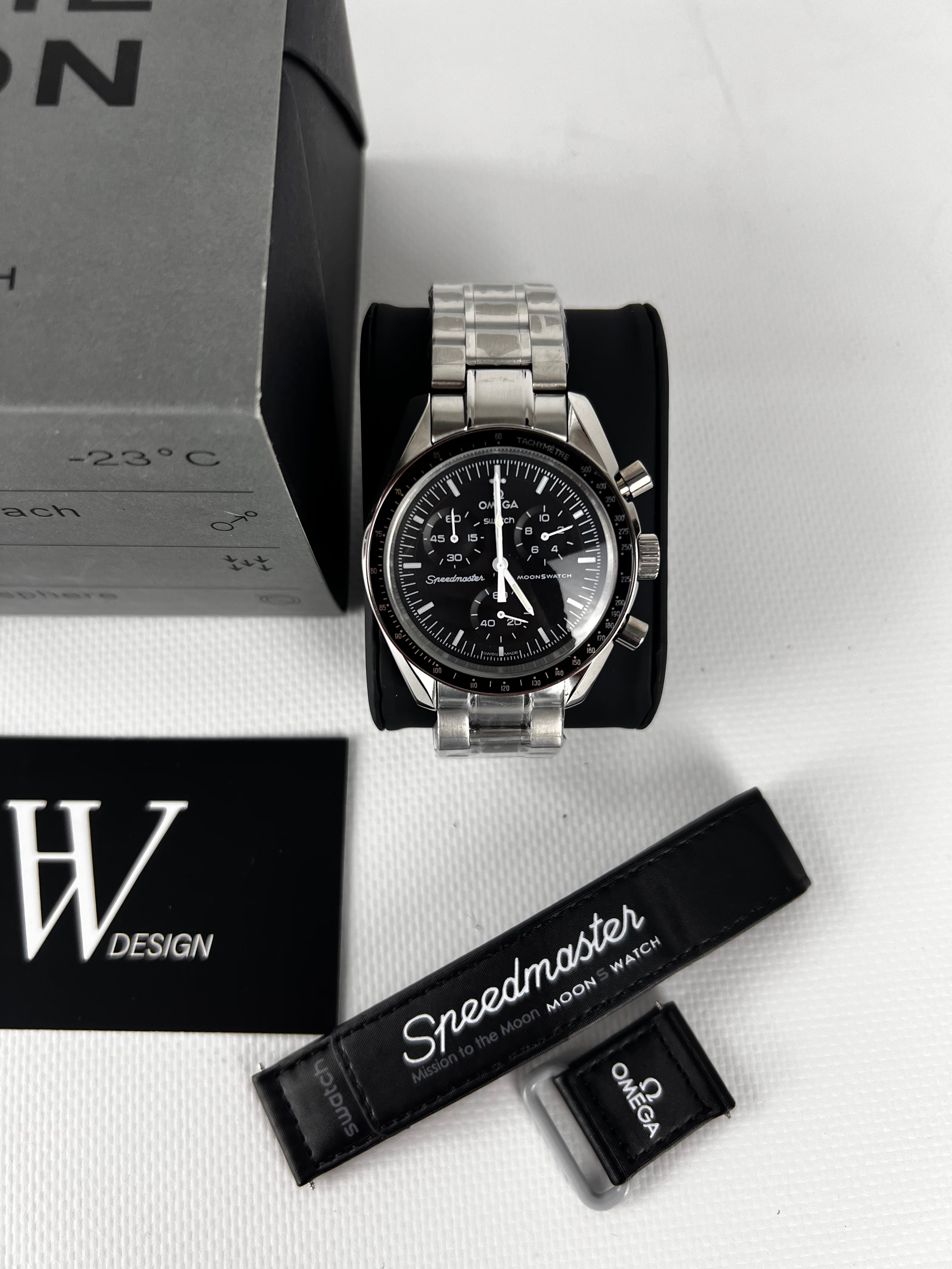 Omega x Swatch Mission to Moon Steel mod by HW Design