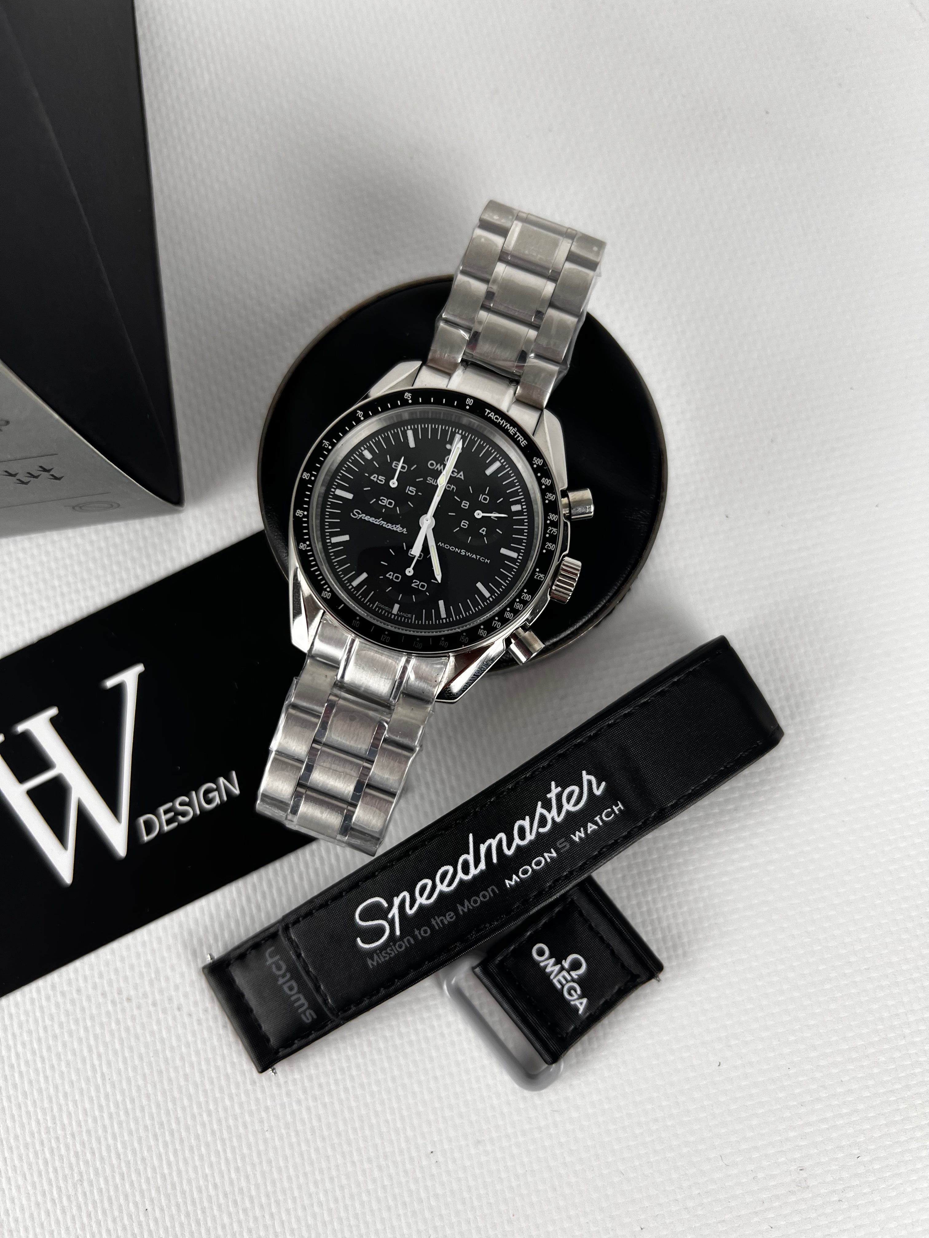 Omega x Swatch Mission to Moon Steel mod by HW Design