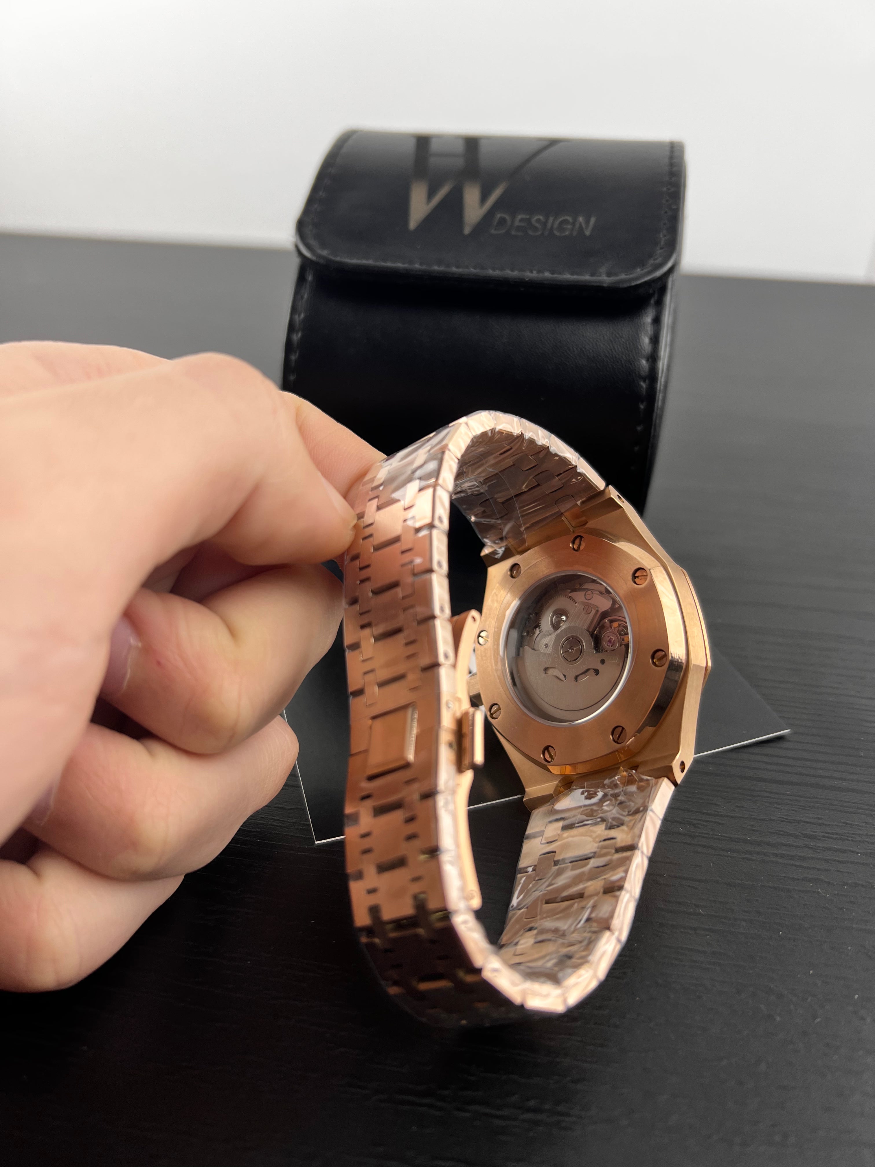 Royal Seikoak Arabic White Rose Gold | HW Design