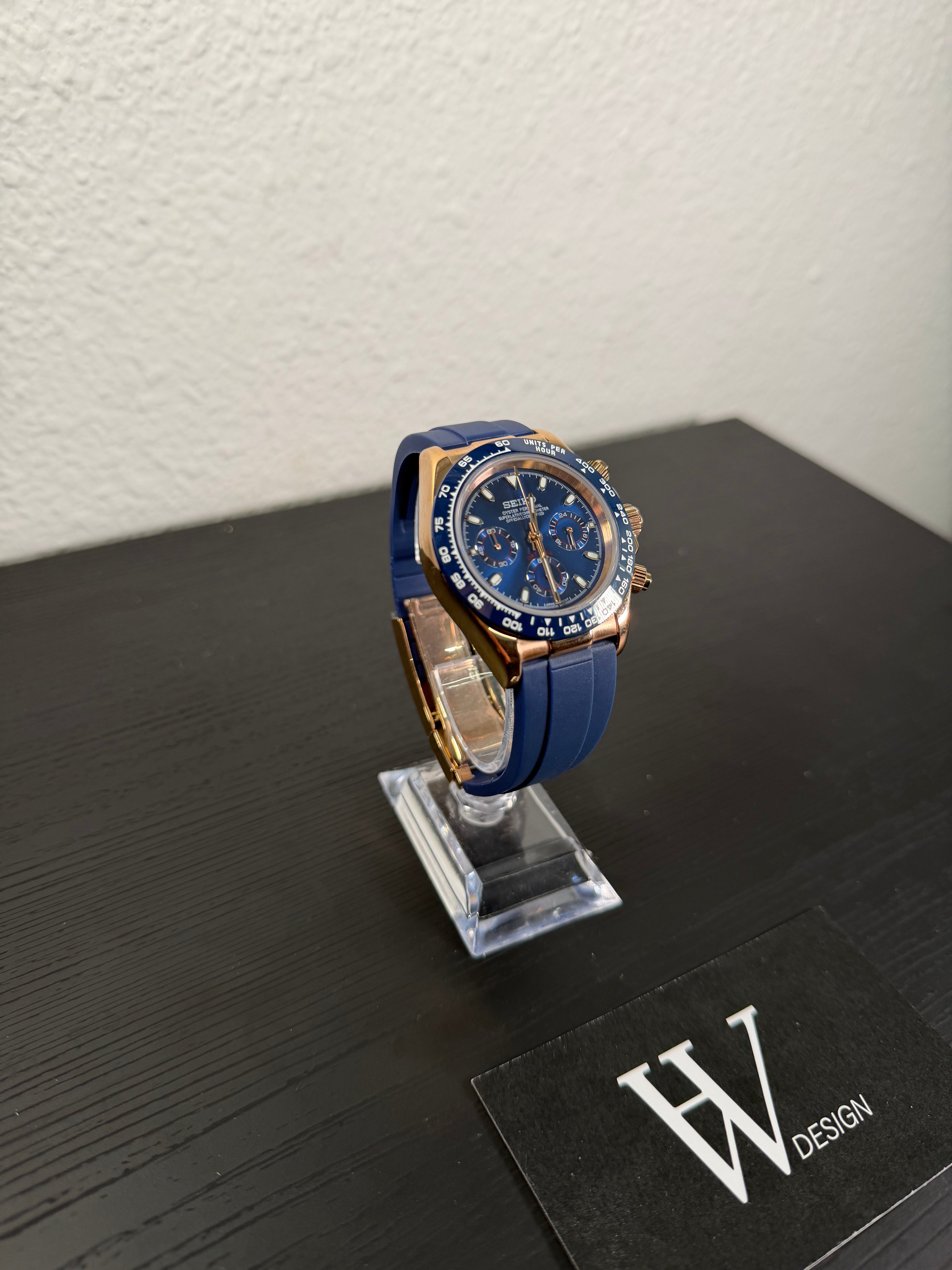 Seiktona Rose gold Royal blue | HW Design