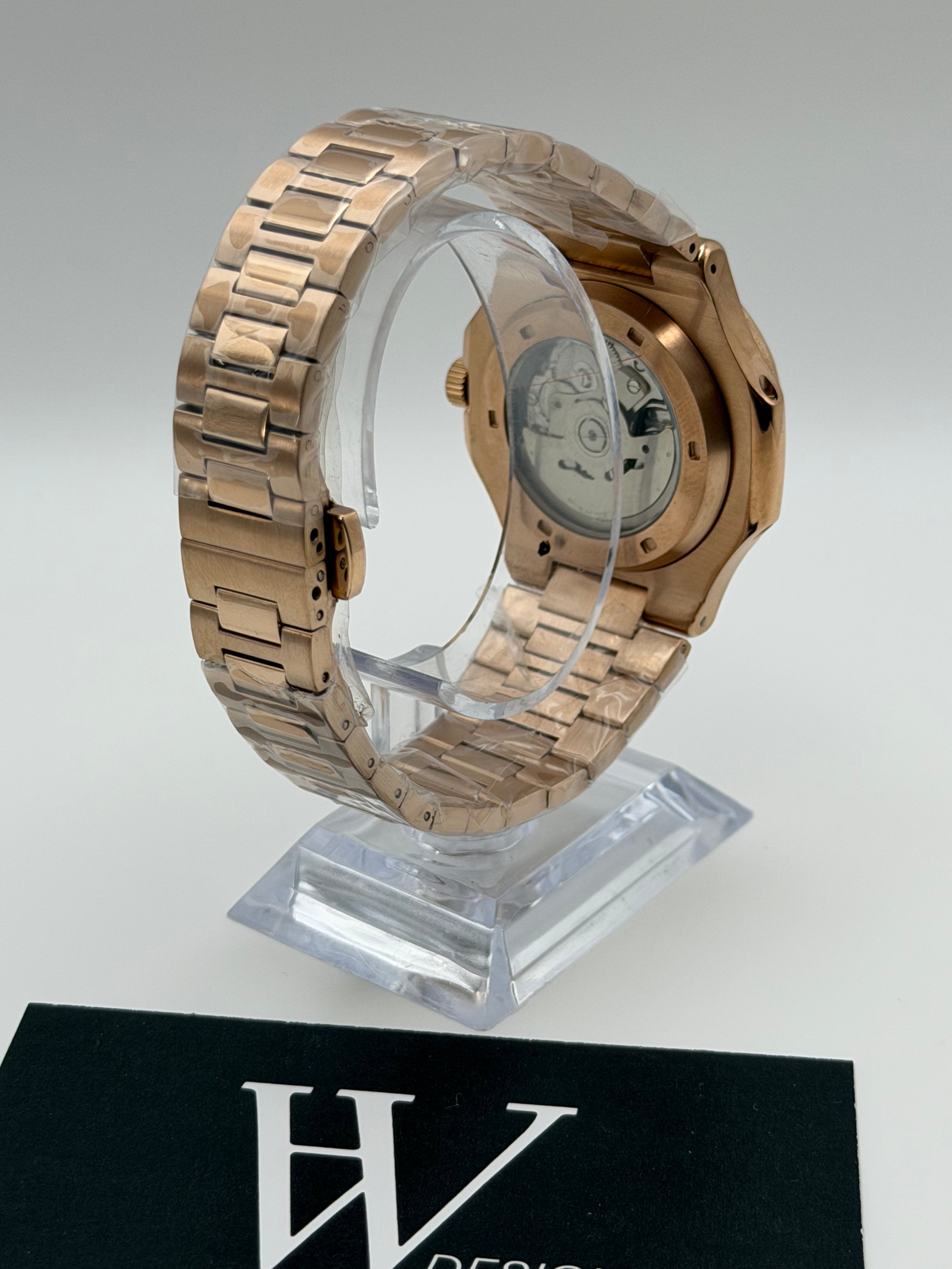 Nautiko Arabic Rose Gold Chocolate | HW Design