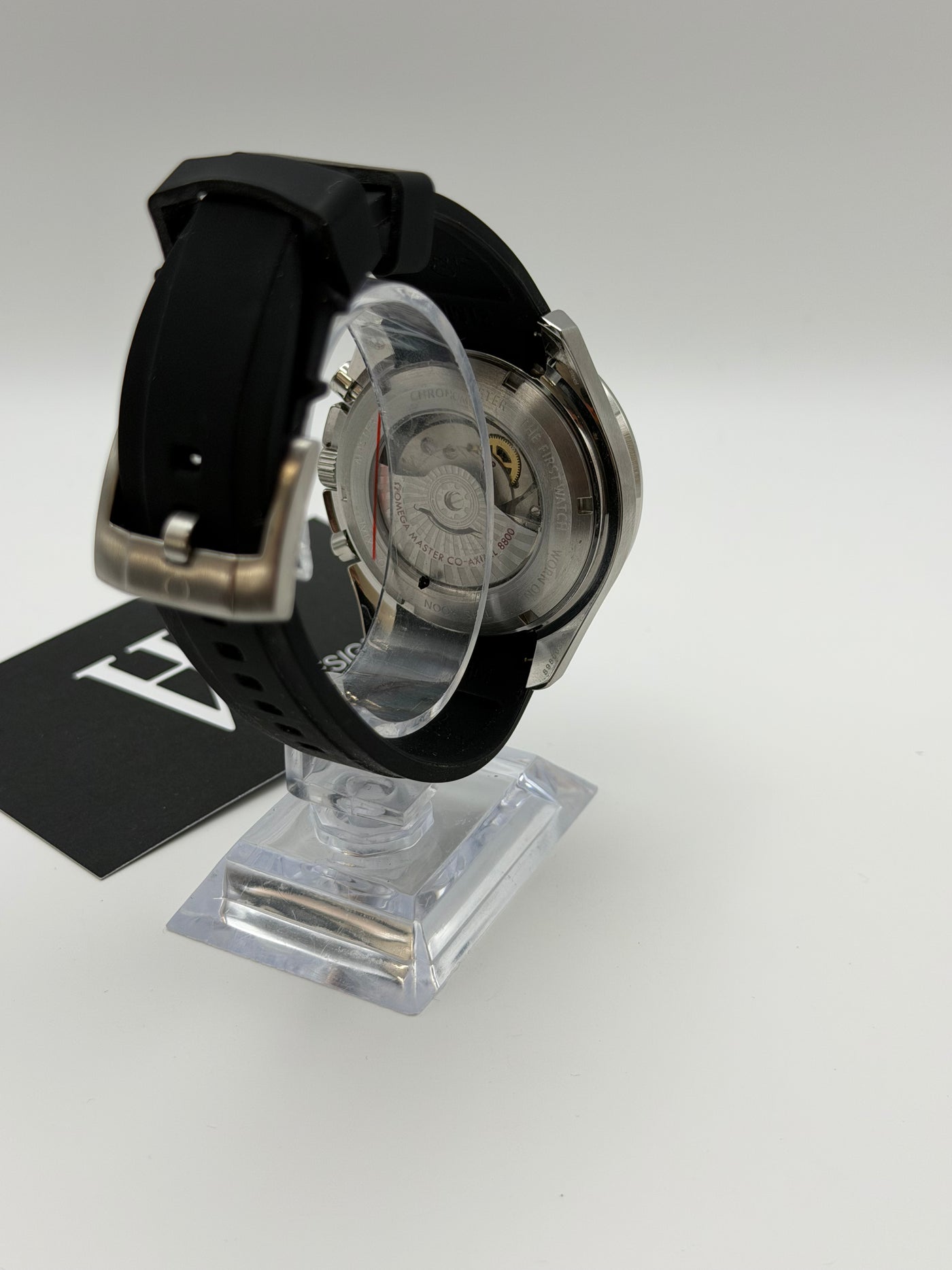 Speedko Professional White Correa de goma de HW Design, reloj de 41 mm con esfera blanca, caja de acero 316L y cristal de zafiro
