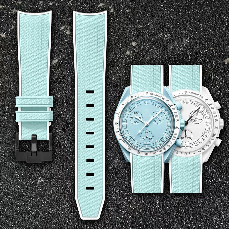 Correa de goma Omega x Swatch moonswatch