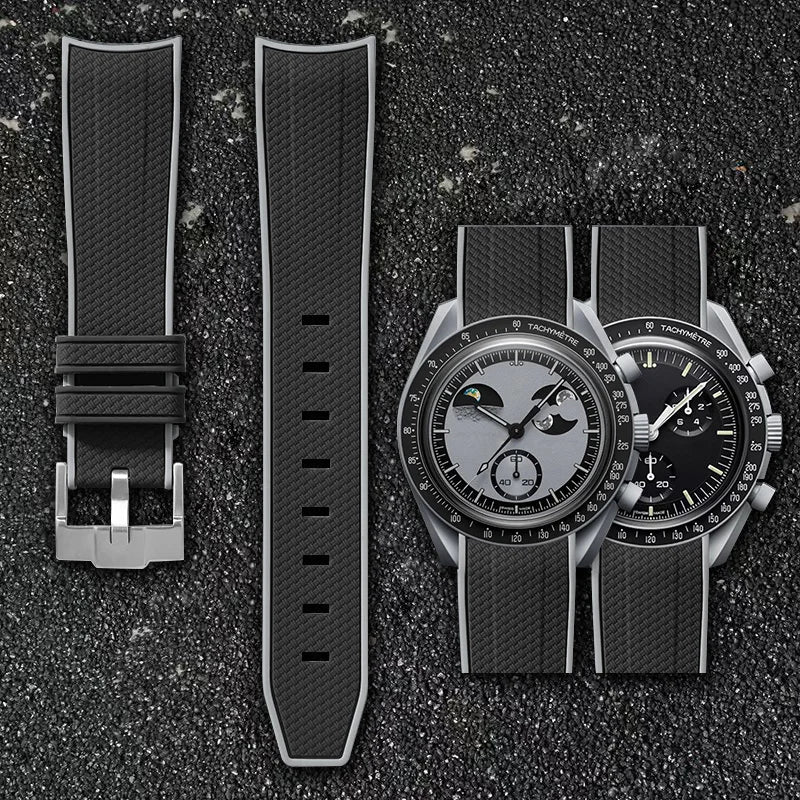 Correa de goma Omega x Swatch moonswatch