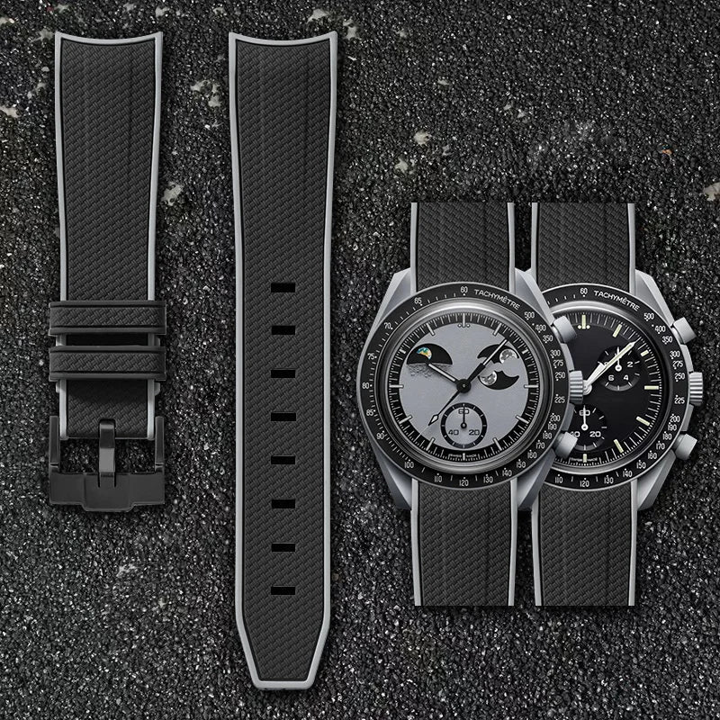 Correa de goma Omega x Swatch moonswatch