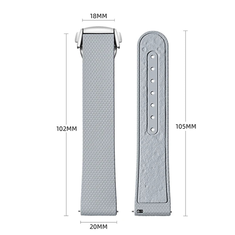Correa de Goma efecto suelo lunar para Omega x Swatch MoonSwatch