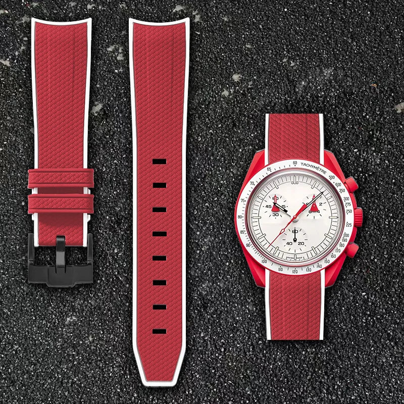 Correa de goma Omega x Swatch moonswatch