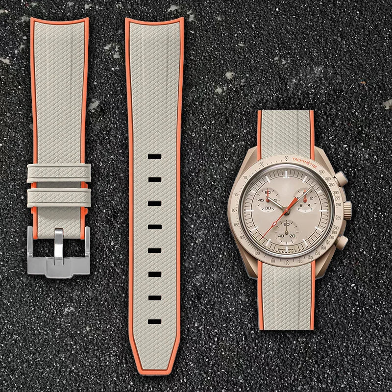 Correa de goma Omega x Swatch moonswatch