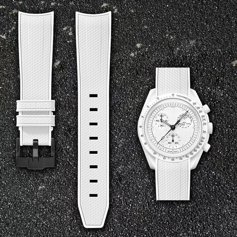 Correa de goma Omega x Swatch moonswatch