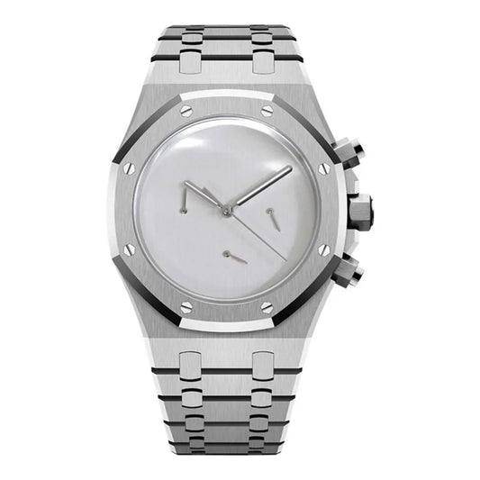 Royal Seikoak Chrono Silver Minimalist | HW Design