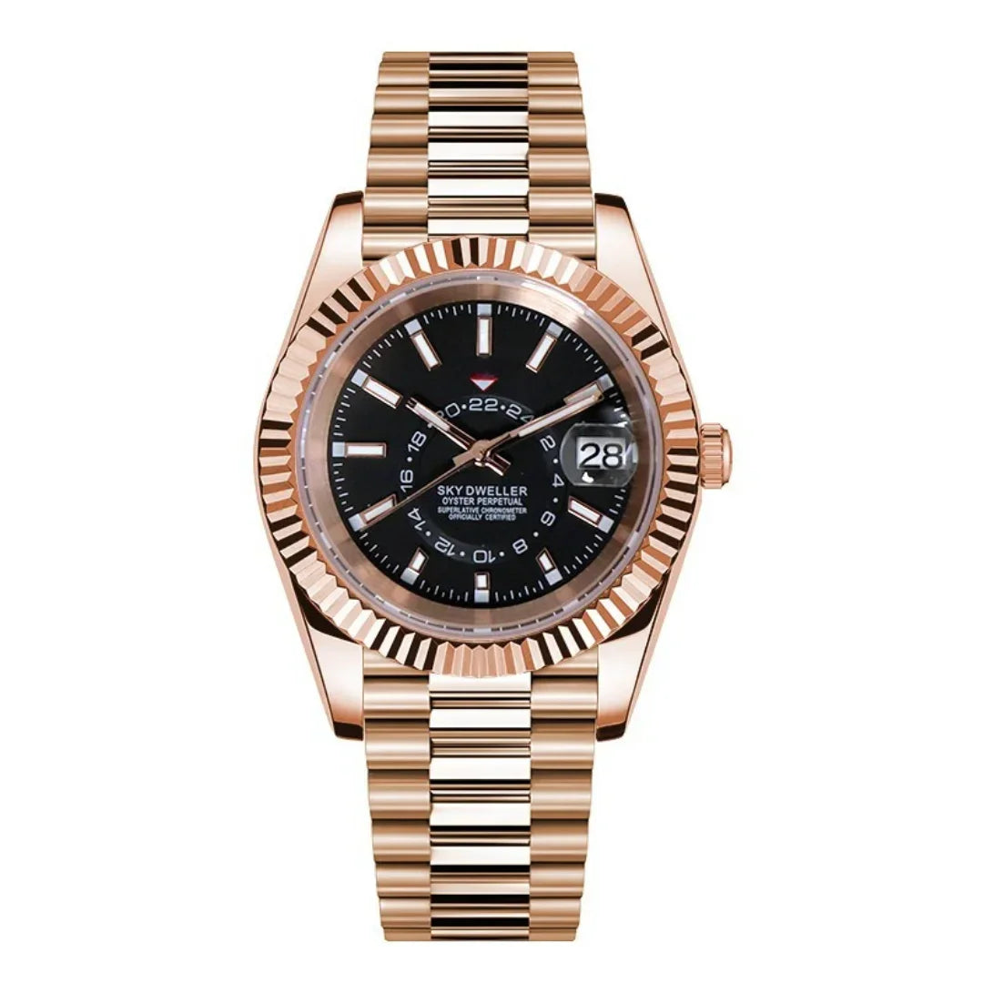 Dateko Sky Dweller Rose Black | HW Design